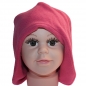Preview: PIPPI Mädchen Baby Fleece-Mütze doppellagig in pink