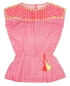 Preview: MIM-PI Baby Mädchen Kleid PRETTY mit Punkten und Stickerei in pink