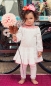 Preview: MIM-PI Baby Mädchen Kleid PRETTY mit Sternen-Stickerei in weiß