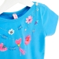 Preview: MIM-PI Mädchen Kurzarm-Shirt CANDY FLOSS mit Stickerei in blau