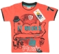 Preview: WSP Kids Jungen T-Shirt mit Shorts LIFE MUSIC in orange