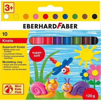 Eberhard Faber Mini Kids Club Supersoft Knete 10 Stangen