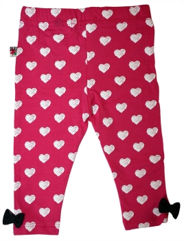BLUE SEVEN Baby Mädchen Leggings LETS PLAY in pink