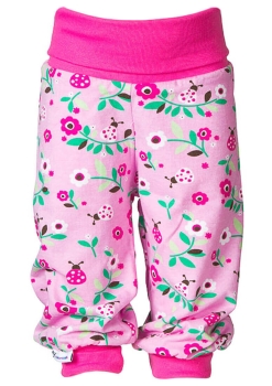 JNY Colourful Kids Mädchen Baby Krabbelhose Pants MARIENKÄFER in rosa