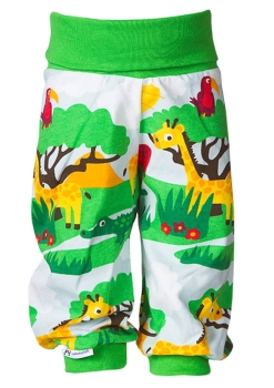 JNY Colourful Kids Baby Krabbelhose Pants SAFARI in grün