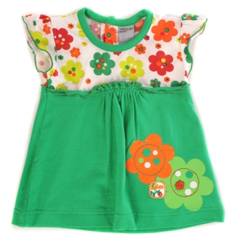 WSP Kids Mädchen Baby Sommerkleid SUNSHINE DAYS in grün