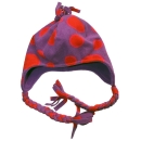 TICKET TO HEAVEN - Fleece-Mütze ROSINE HOOD in lila-rot